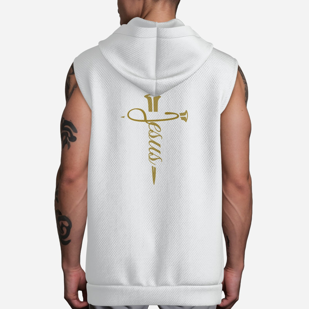 Jesus Athletic Sleeveless Hoodie