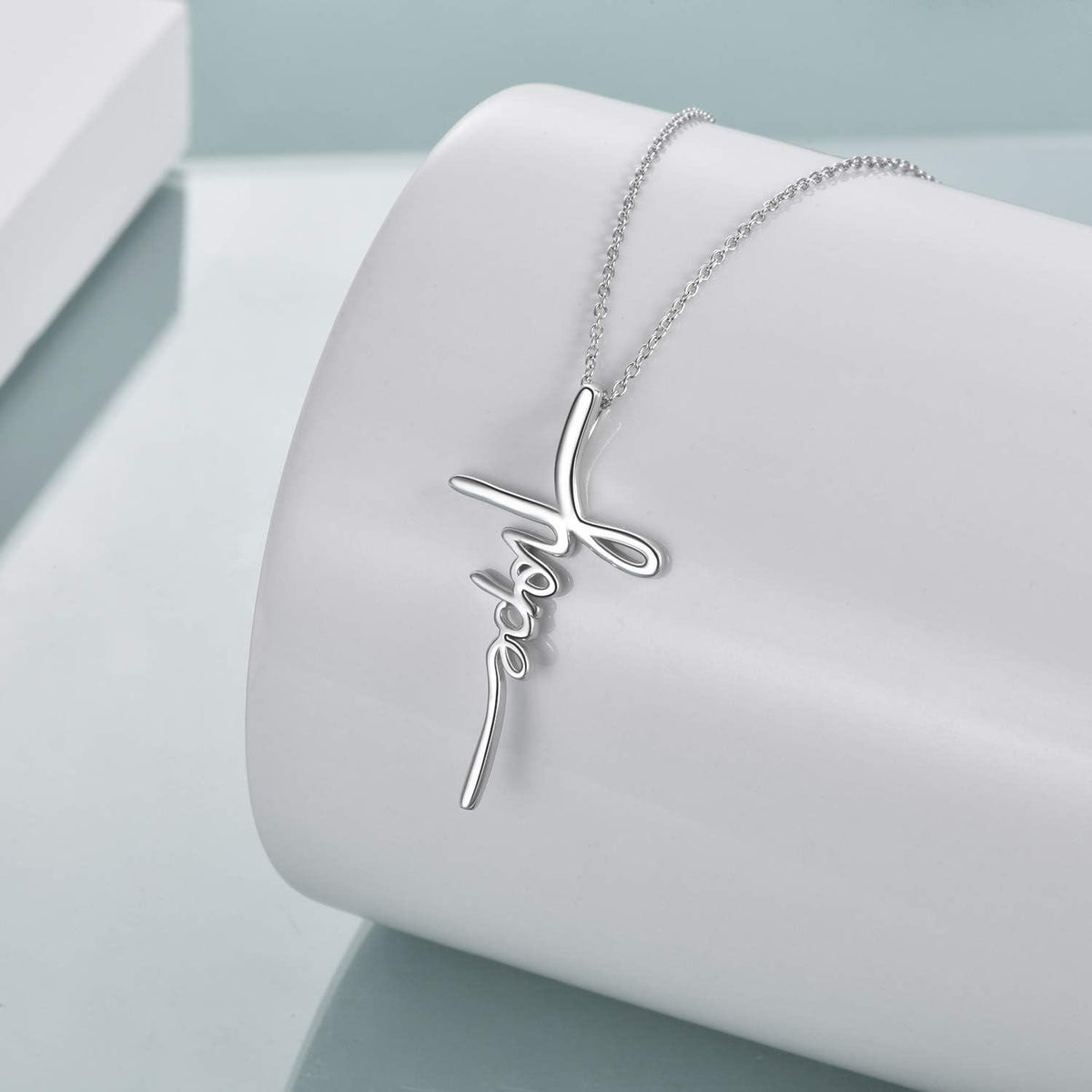 The Anchor of Hope Cross | Sterling Silver Christian Necklace