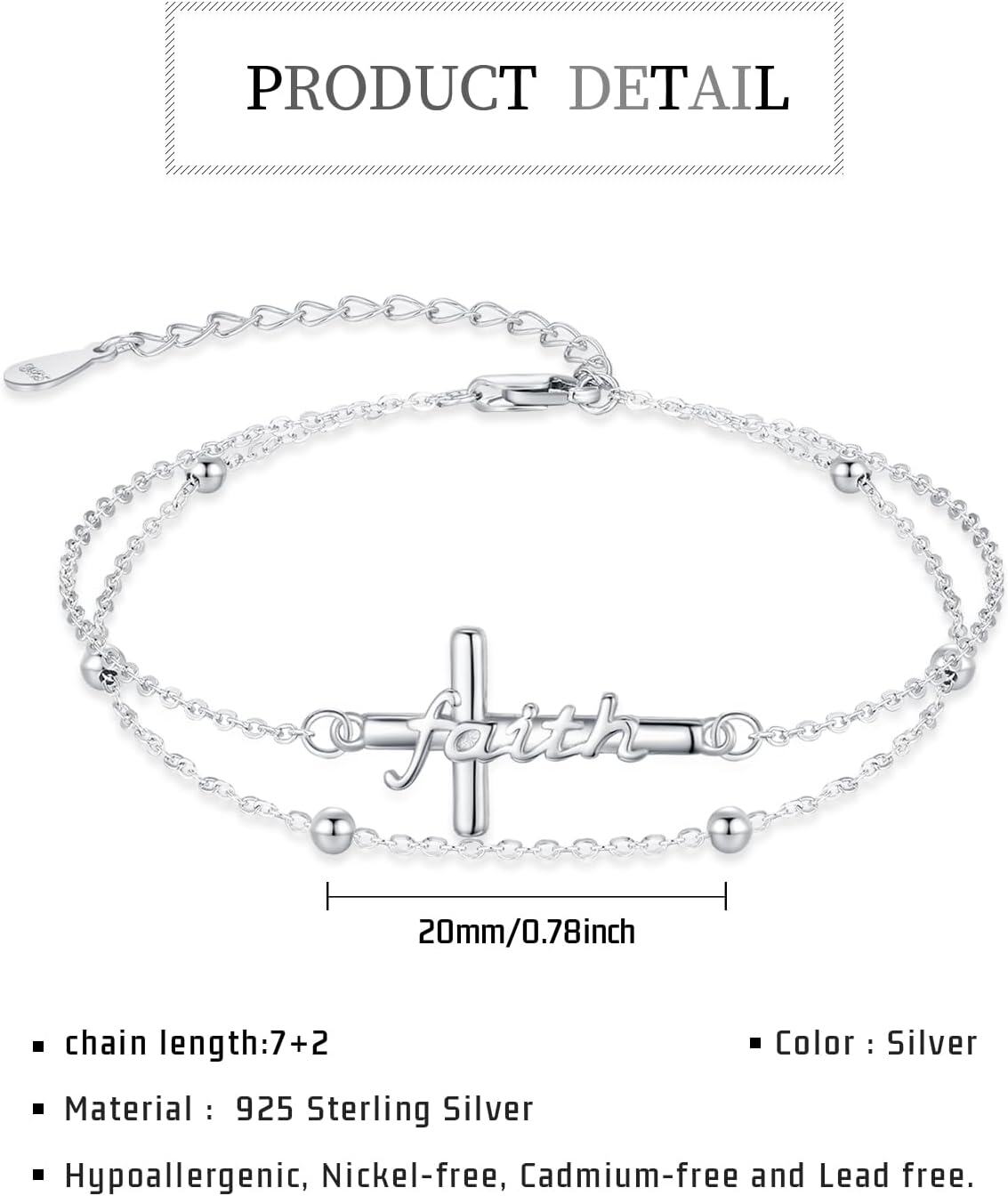 The Complete Faith Bracelet | Sterling Silver Christian Bracelet