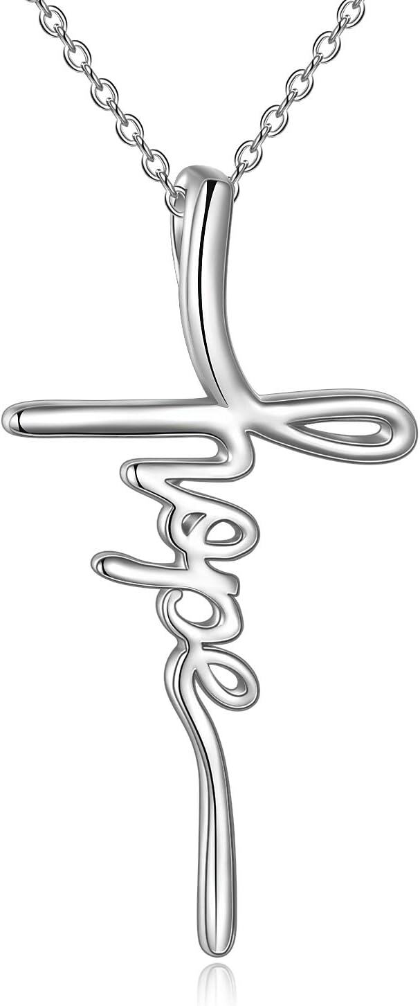 The Anchor of Hope Cross | Sterling Silver Christian Necklace