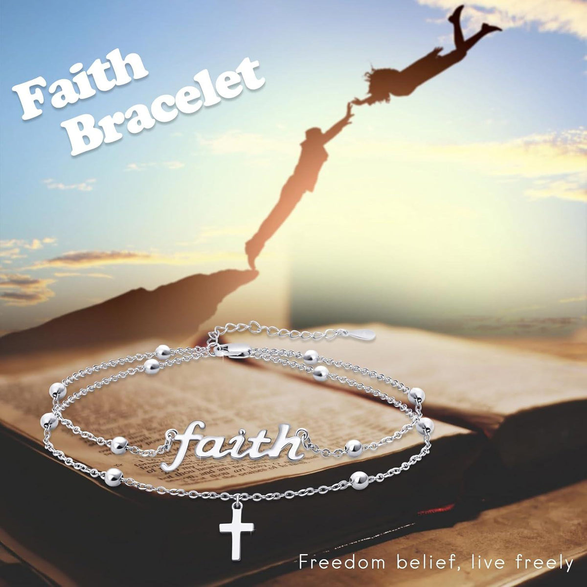 The Saving Faith Bracelet | Sterling Silver Christian Bracelet