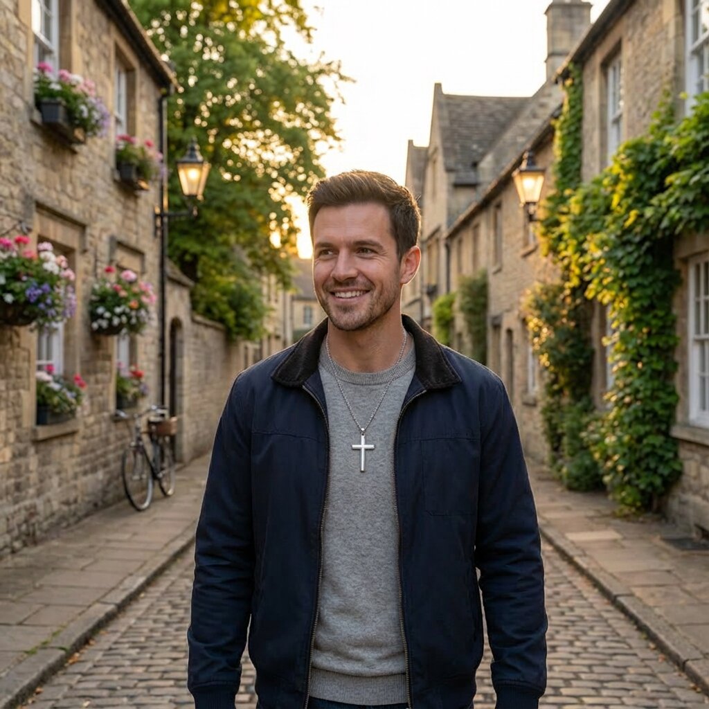 The Cornerstone Cross | Sterling Silver Christian Necklace