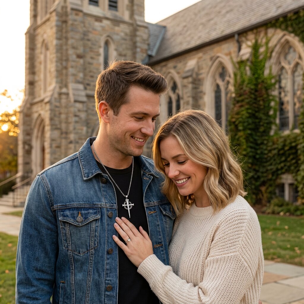 The Courageous Cross | Sterling Silver Christian Necklace